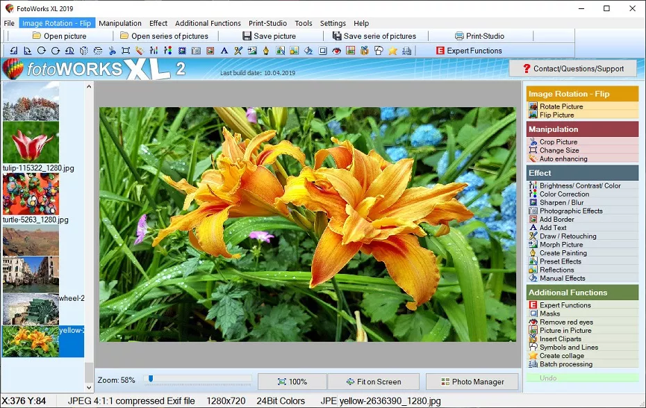 PhotoWorks photo editor